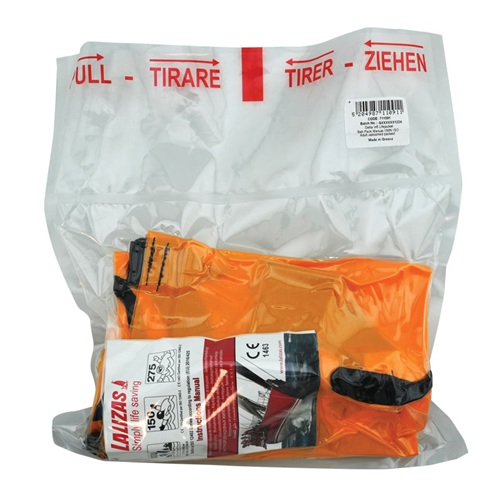 LALIZAS Inflatable Delta Lifejacket, Vacuum Packed 150N