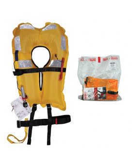 LALIZAS Inflatable Delta Lifejacket, Vacuum Packed 150N