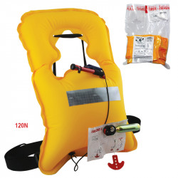 LALIZAS Inflatable Vita Lifejacket, Vacuum Packed, Manual, 120N, ISO, Adult