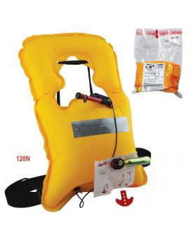LALIZAS Inflatable Delta Lifejacket, Vacuum Packed, Manual, 150N, ISO, Adult