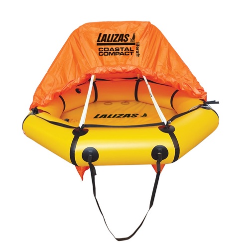 Lalizas 4/6 Person Coastal Compact Life Raft With Canopy